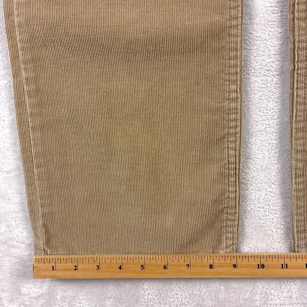 VTG Levis 559 Pants Men 33x30 Beige Corduroy Relaxed Straight Baggy Skate Y2K